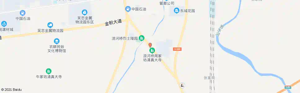 吴忠涝河桥_公交站地图_吴忠公交_妙搜公交查询2025