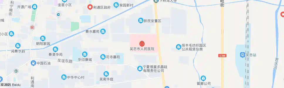 吴忠市医院_公交站地图_吴忠公交_妙搜公交查询2025