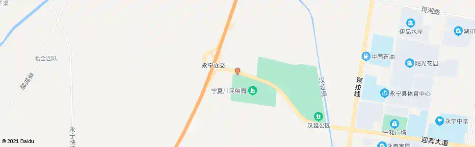 银川永宁高速路口_公交站地图_银川公交_妙搜公交查询2025