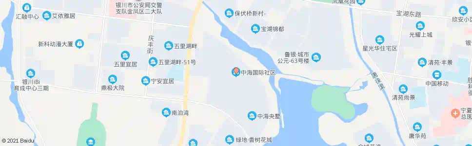 银川中海国际社区_公交站地图_银川公交_妙搜公交查询2025