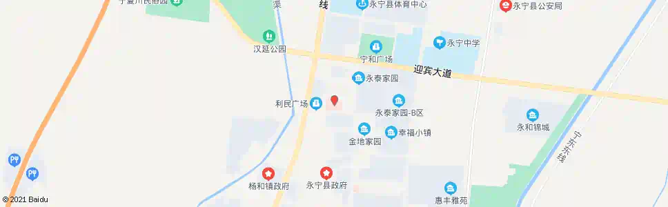 银川永宁县人民医院_公交站地图_银川公交_妙搜公交查询2025