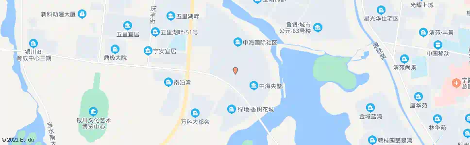 银川中海国际社区二区_公交站地图_银川公交_妙搜公交查询2025