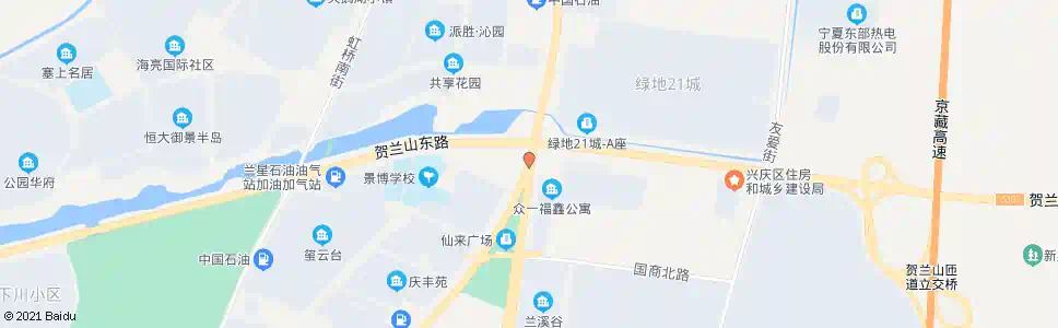 银川丽景北街站_公交站地图_银川公交_妙搜公交查询2025