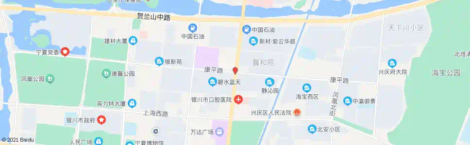 银川正源北街口_公交站地图_银川公交_妙搜公交查询2025