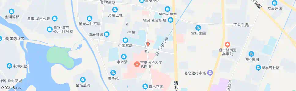 银川古方中医院总院_公交站地图_银川公交_妙搜公交查询2025