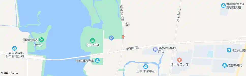银川览山公园东_公交站地图_银川公交_妙搜公交查询2025