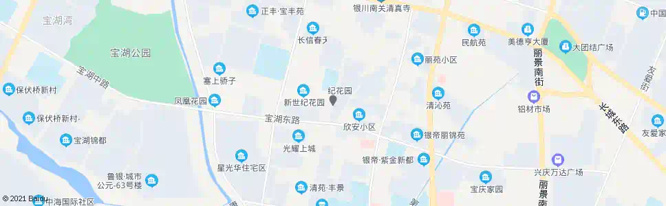 银川永安巷宝湖路口_公交站地图_银川公交_妙搜公交查询2025