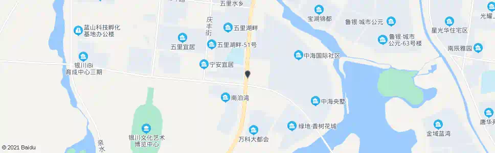 银川正源街六盘山路口_公交站地图_银川公交_妙搜公交查询2025