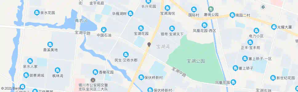 银川正源街宝湖路口_公交站地图_银川公交_妙搜公交查询2025