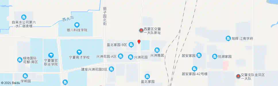 银川培华街西口_公交站地图_银川公交_妙搜公交查询2025