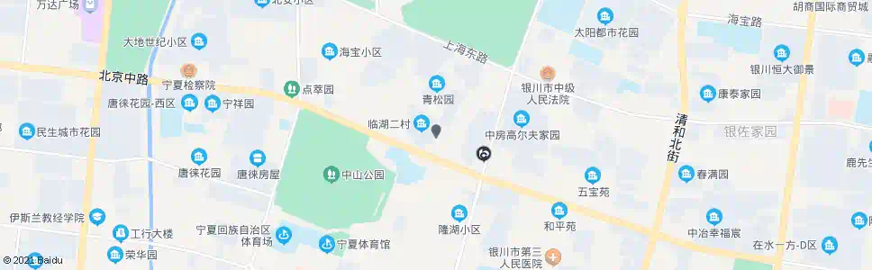 银川临湖小区东_公交站地图_银川公交_妙搜公交查询2025