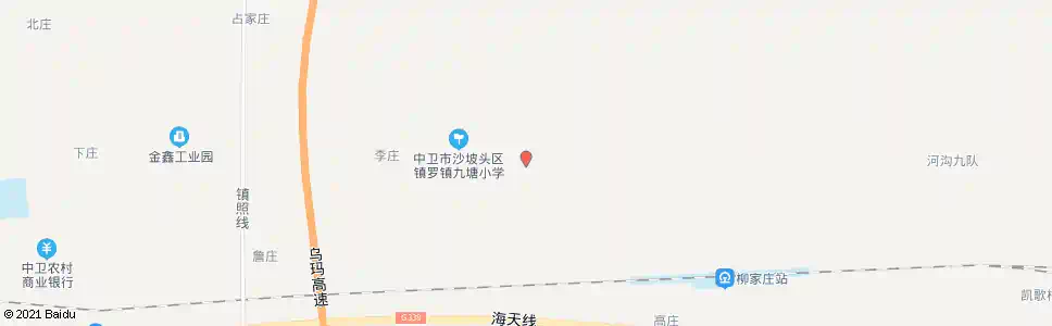中卫九塘_公交站地图_中卫公交_妙搜公交查询2025
