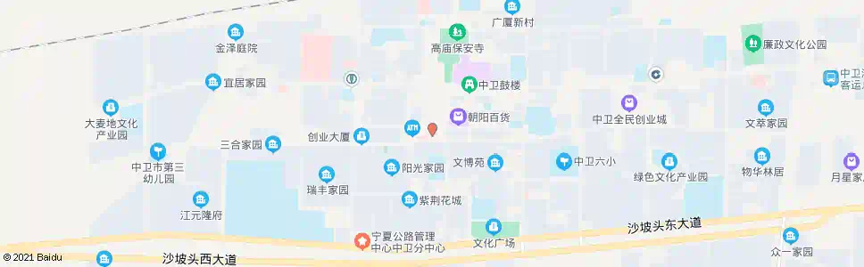 中卫第三人民医院_公交站地图_中卫公交_妙搜公交查询2025