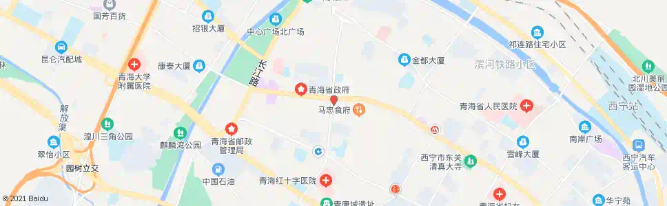 西宁大什字北_公交站地图_西宁公交_妙搜公交查询2025