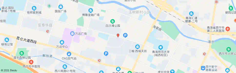 西宁五四二桥西_公交站地图_西宁公交_妙搜公交查询2025