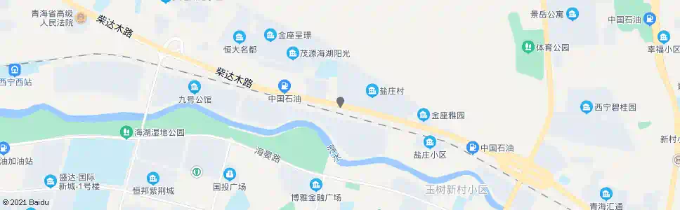 西宁盐庄西_公交站地图_西宁公交_妙搜公交查询2025