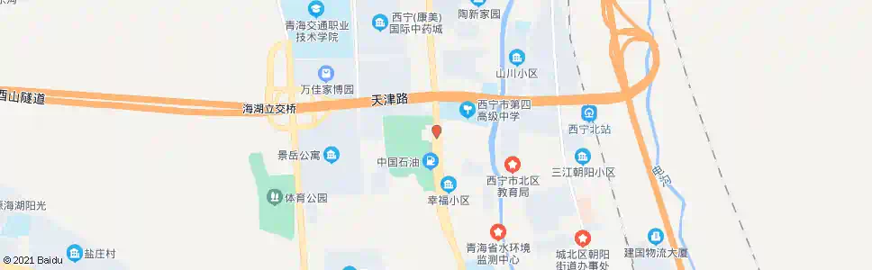西宁幸福城小区_公交站地图_西宁公交_妙搜公交查询2025