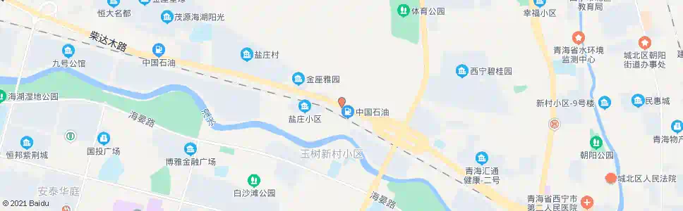 西宁海湖桥西_公交站地图_西宁公交_妙搜公交查询2025
