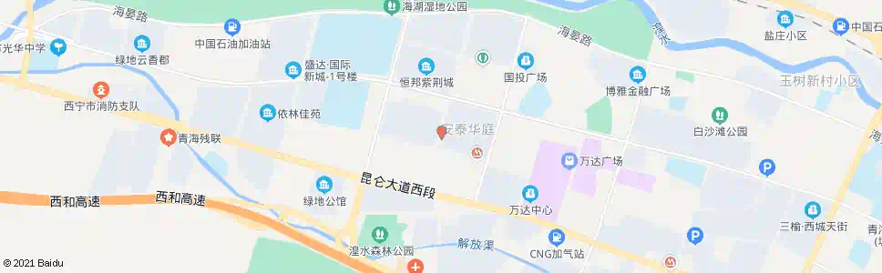西宁海湖新区_公交站地图_西宁公交_妙搜公交查询2025