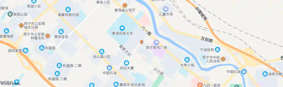 西宁民和路北_公交站地图_西宁公交_妙搜公交查询2025