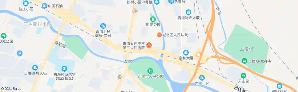 西宁省二医院_公交站地图_西宁公交_妙搜公交查询2025