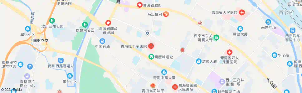 西宁红十字医院_公交站地图_西宁公交_妙搜公交查询2025