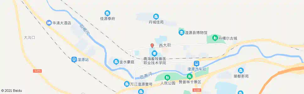 西宁湟源牧校_公交站地图_西宁公交_妙搜公交查询2025