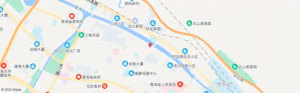 西宁五一桥西_公交站地图_西宁公交_妙搜公交查询2025