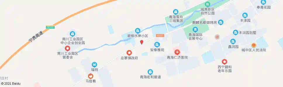 西宁总寨镇政府_公交站地图_西宁公交_妙搜公交查询2025