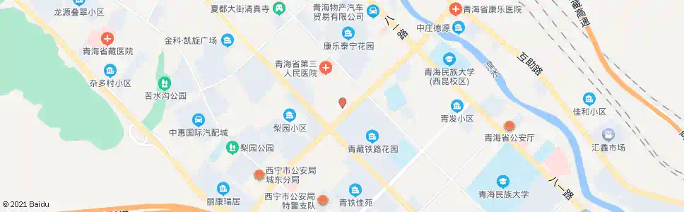 西宁康西新村(青藏花园)_公交站地图_西宁公交_妙搜公交查询2025