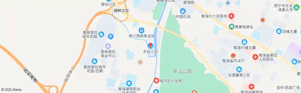西宁东台小区_公交站地图_西宁公交_妙搜公交查询2025