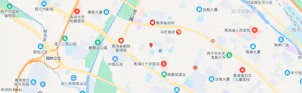 西宁民主街口_公交站地图_西宁公交_妙搜公交查询2025
