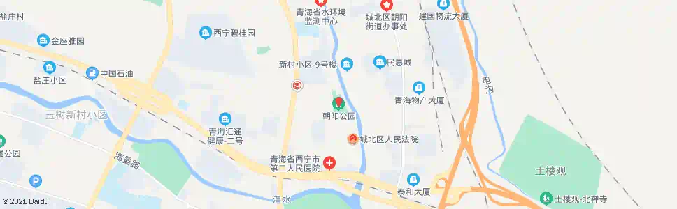 西宁朝阳公园_公交站地图_西宁公交_妙搜公交查询2025