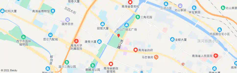 西宁中心广场北_公交站地图_西宁公交_妙搜公交查询2025