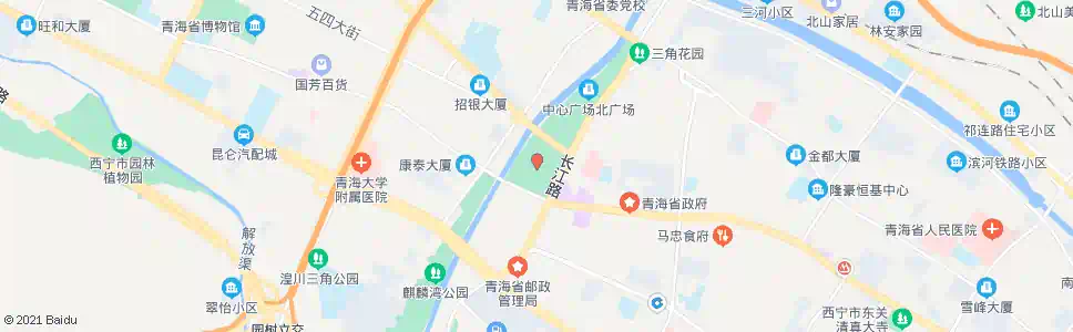 西宁中心广场_公交站地图_西宁公交_妙搜公交查询2025