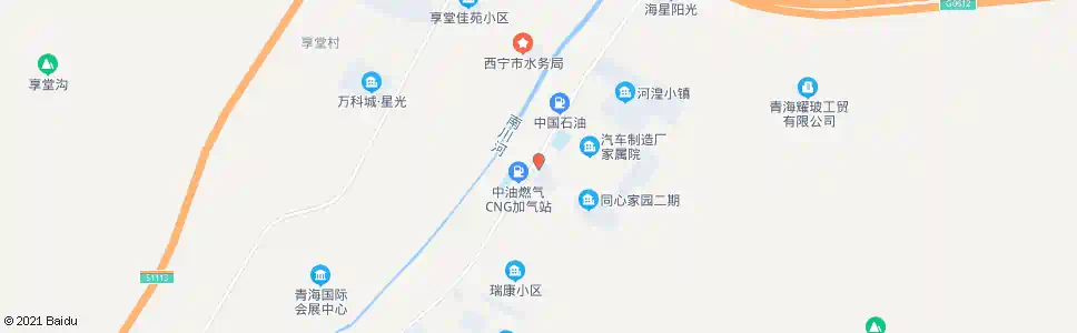 西宁二十一处_公交站地图_西宁公交_妙搜公交查询2025