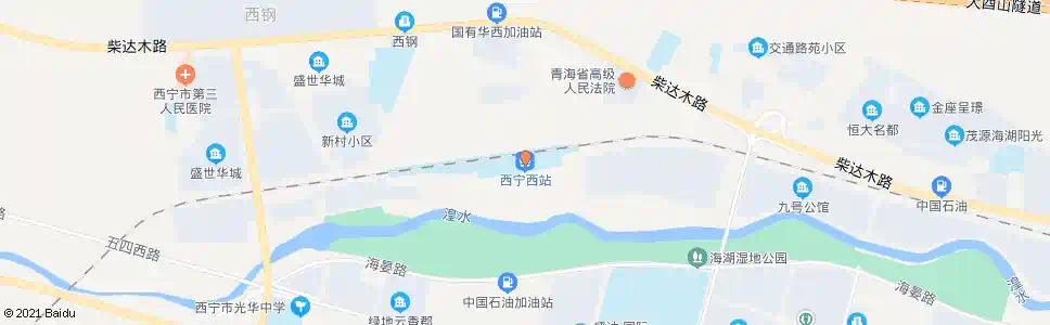 西宁西宁火车西站_公交站地图_西宁公交_妙搜公交查询2025