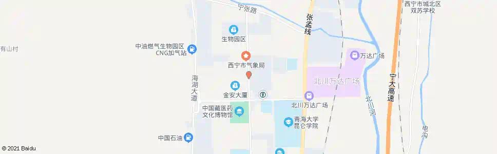 西宁经二路北_公交站地图_西宁公交_妙搜公交查询2025
