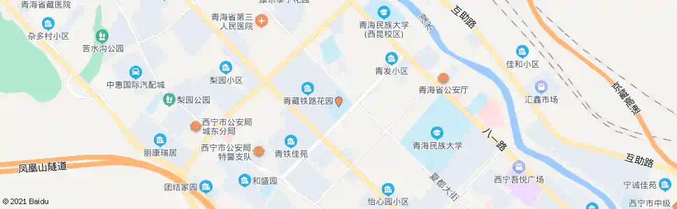 西宁青藏铁路学校(博文路)_公交站地图_西宁公交_妙搜公交查询2025