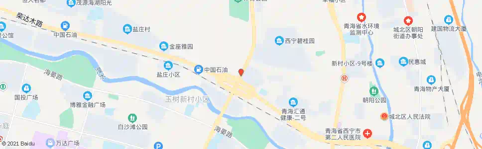西宁海湖桥北_公交站地图_西宁公交_妙搜公交查询2025