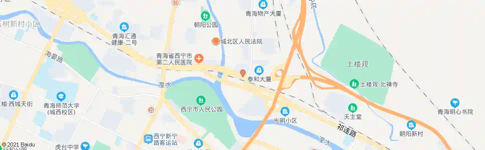 西宁朝阳桥_公交站地图_西宁公交_妙搜公交查询2025