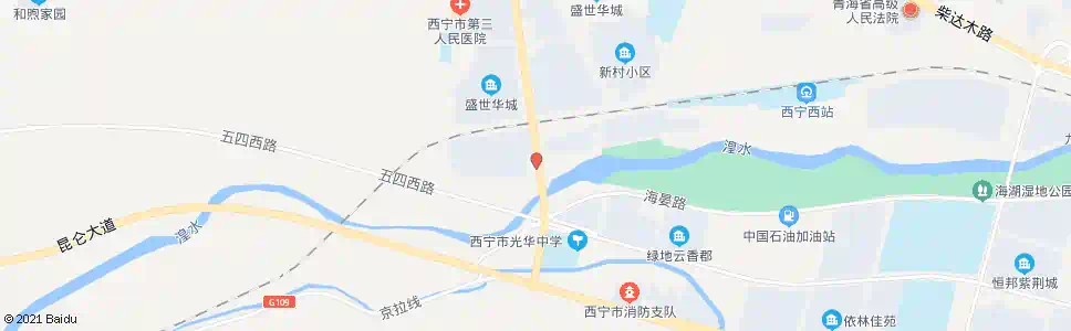 西宁湟水路_公交站地图_西宁公交_妙搜公交查询2025
