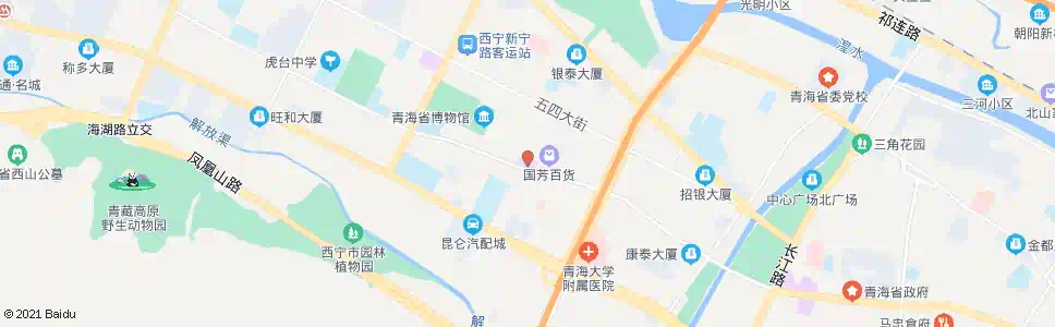 西宁纺织品大楼_公交站地图_西宁公交_妙搜公交查询2025