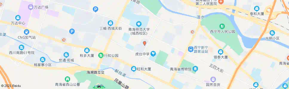 西宁虎台小区_公交站地图_西宁公交_妙搜公交查询2025