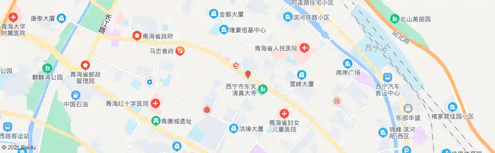 西宁北小街口_公交站地图_西宁公交_妙搜公交查询2025