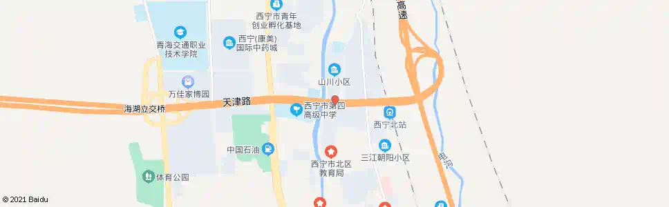 西宁天峻桥_公交站地图_西宁公交_妙搜公交查询2025