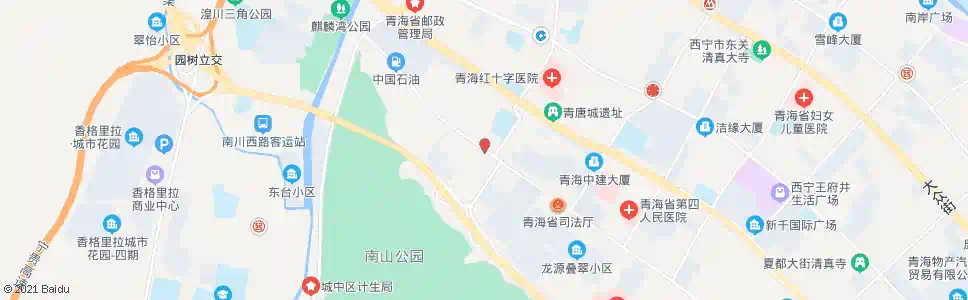 西宁南山公园路口_公交站地图_西宁公交_妙搜公交查询2025