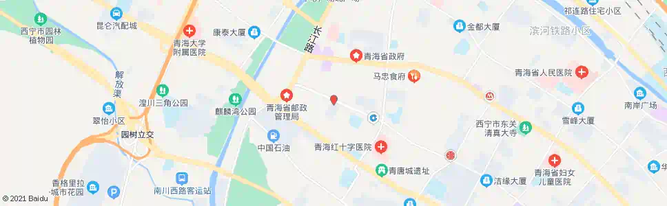 西宁县医院_公交站地图_西宁公交_妙搜公交查询2025
