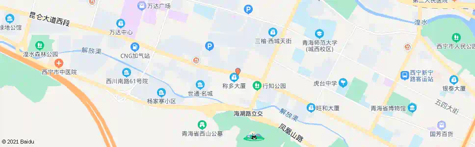 西宁水校_公交站地图_西宁公交_妙搜公交查询2025