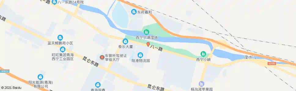 西宁冷湖路北口_公交站地图_西宁公交_妙搜公交查询2025